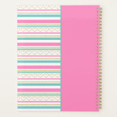 2023ピンクアポイントメントブックグリッターハート名 プランナー手帳 (裏面)