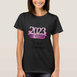 2023フェスティバルブラックピンクデコールバルミツワー引用文 Tシャツ