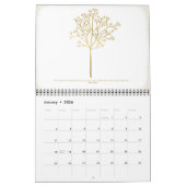 2023フローラウォールカレンダー |金ゴールド カレンダー (1月 2026)