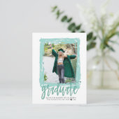 2023ブラシモダンスクリプトミントグリーンフォトグラード 案内ポストカード (スタンド正面)