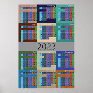 2023プランナーカレンダー(大) ポスター