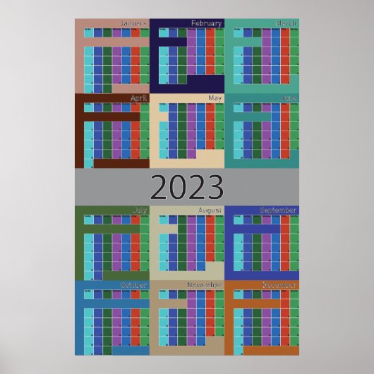 2023プランナーカレンダー(大) ポスター (正面)