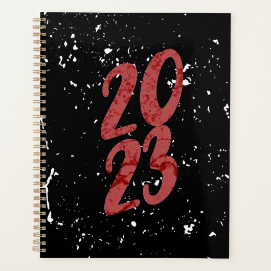 2023プランナー：月次プランナーと日次データベース プランナー手帳 (正面)