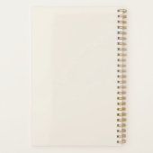 2023ベージュウィークリー月次非日付プランナー プランナー手帳 (裏面)