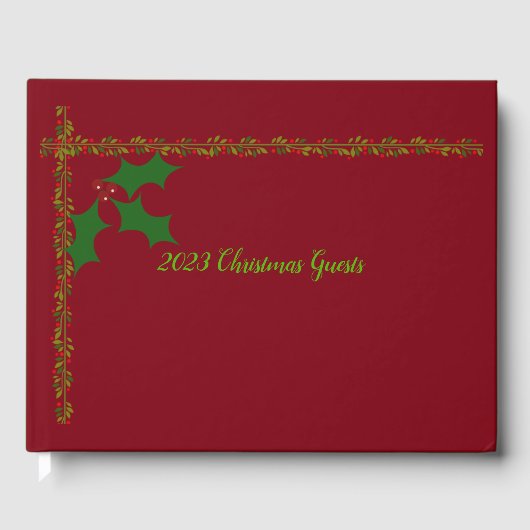 2023ホリデーゲストブック ゲストブック (正面)