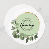 2023ホリデー企業のロカスタムゴグリーンリース シーズンカード (正面/裏面)