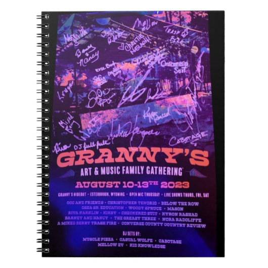 2023ポスターノートブック ノートブック (正面)