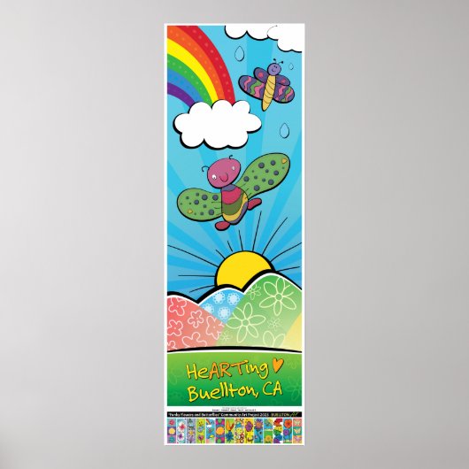 2023ポスター – 雨を愛する – Buelton.Art ポスター (正面)