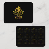 2023ミニカレンダー 名刺 (正面/裏面)