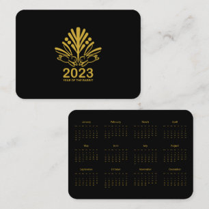 2023ミニカレンダー 名刺
