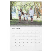 2023ミニマリストモダンファミリーカスタム写真 カレンダー (3月 2026)