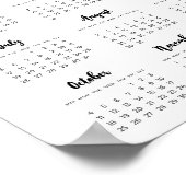 2023モダンカレンダー ポスター (角)