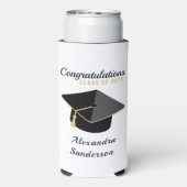 2023モダン年のミニマル卒業クラス スリム缶クーラー (Seltzer裏面)