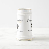 2023モダン年のミニマル卒業クラス ビールジョッキ (中央)