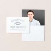 2023モダン年の卒業銀カスタムのクラス 箔カード (ディスプレー)