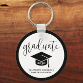 2023モダン年シンプル卒業のクラス キーホルダー (正面)