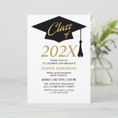 2023モダン年シンプル卒業パーティーのクラス 招待状 (スタンド正面)