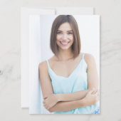 2023モダン年シンプル卒業パーティーのクラス 招待状 (裏面)