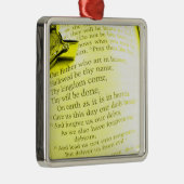 2023ローズ祈りの言葉 メタルオーナメント (右)