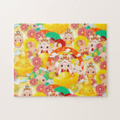 2023中国の年うさぎの〔占星術の〕十二宮図 ジグソーパズル (横)