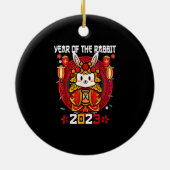 2023中国の年うさぎゾッド セラミックオーナメント (裏面)