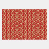 2023中国の年うさぎ ラッピングペーパーシート (正面3)