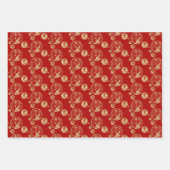 2023中国の年うさぎ ラッピングペーパーシート (正面3)