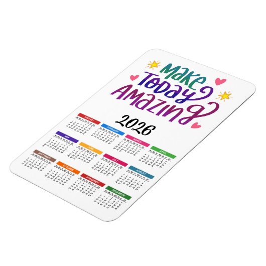 2023今日を素晴らしい作る |カレンやる気を起こさせるダー マグネット (左側)