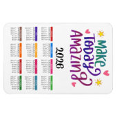 2023今日を素晴らしい作る |カレンやる気を起こさせるダー マグネット (横)