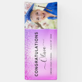 2023卒業グリッター紫 横断幕 (縦)