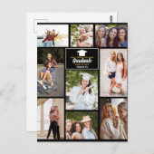 2023卒業記念の友達フォトコラージュ ポストカード (正面/裏面)