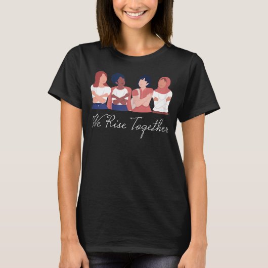 2023国際的年の女性の日に公平を受け入れる Tシャツ (正面)