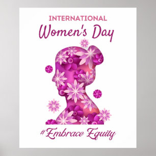 2023国際的年の女性の日、自己資本を受け入れる ポスター