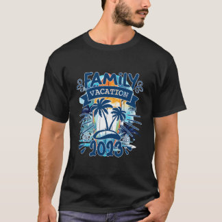 2023家族の休暇と思い出を一緒に夏 Tシャツ