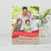 2023家族の写真かわいい紙吹雪メリーすべて シーズンカード (スタンド正面)
