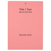 2023家族モダンのカスタム写真（フルカレンダー） クリップボード (裏面)