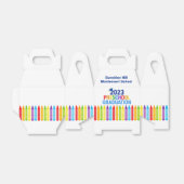 2023就学前カスタム卒業パーティー フェイバーボックス (折り畳みなし)