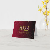 2023年あけましておめでとうございます カード (黄色い花)