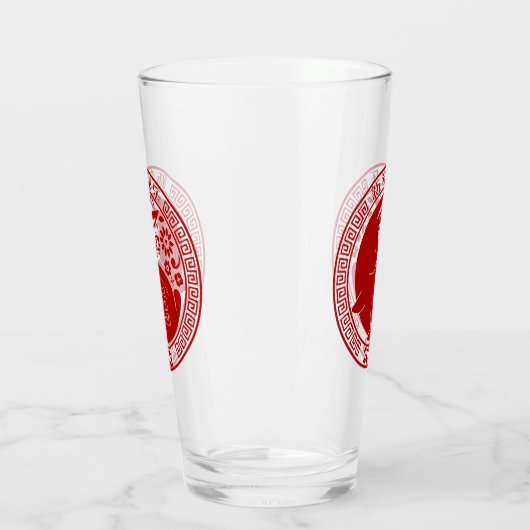 2023年うさぎの旧正月伝統的 タンブラーグラス (左)