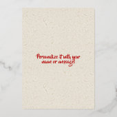 2023年うさぎカード 箔シーズンカード (裏面)