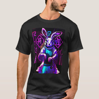 2023年うさぎ中国の合成波の年 Tシャツ