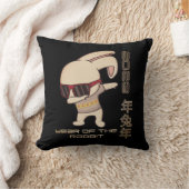 2023年うさぎ新年中国のの贈り物アイディア クッション (ブランケット)