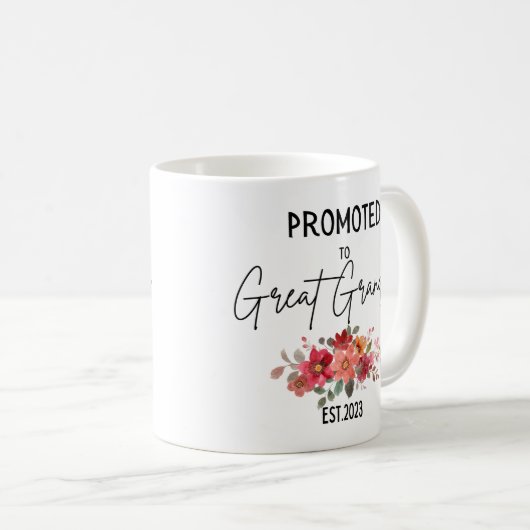 2023年おばあちゃん素晴らしに昇進おばあちゃん素晴らし コーヒーマグカップ (正面右)