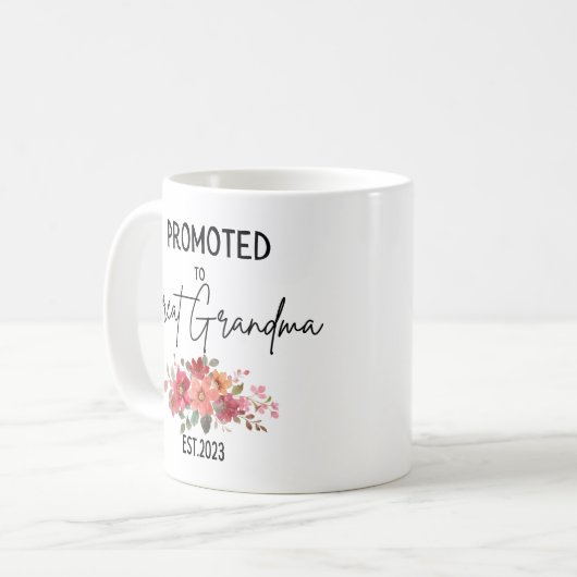 2023年おばあちゃん素晴らしに昇進おばあちゃん素晴らし コーヒーマグカップ (正面左)