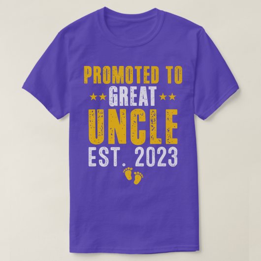 2023年おもしろい間もなく素晴らし伯父に昇進する Tシャツ (デザイン正面)