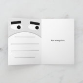 2023年おもしろい高校卒業顔マスク カード (内部)