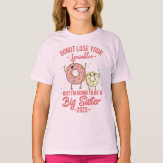 2023年お姉さんになります 妊娠のお知らせ Tシャツ