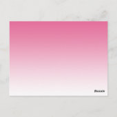 2023年かわいいピンクのクラス卒業写真ありがとう ポストカード (裏面)