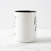 2023年に債務免除を実現する金融独立の2つのトーン ツートーンマグカップ (中央)