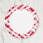 2023年のおもしろいクリスマスのラッピング素敵なリストスタンプ フェイバータグ (裏面)